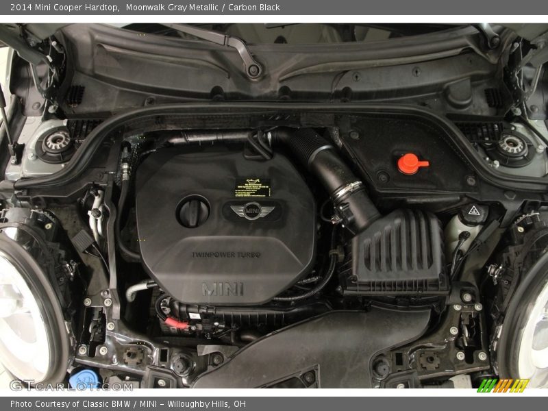 Moonwalk Gray Metallic / Carbon Black 2014 Mini Cooper Hardtop
