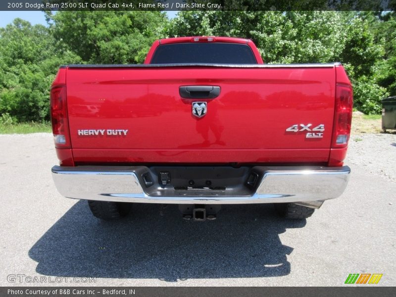 Flame Red / Dark Slate Gray 2005 Dodge Ram 2500 SLT Quad Cab 4x4