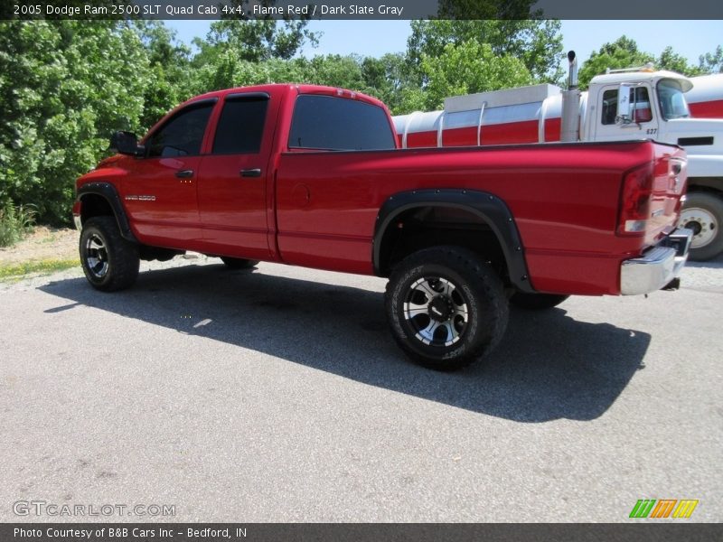 Flame Red / Dark Slate Gray 2005 Dodge Ram 2500 SLT Quad Cab 4x4