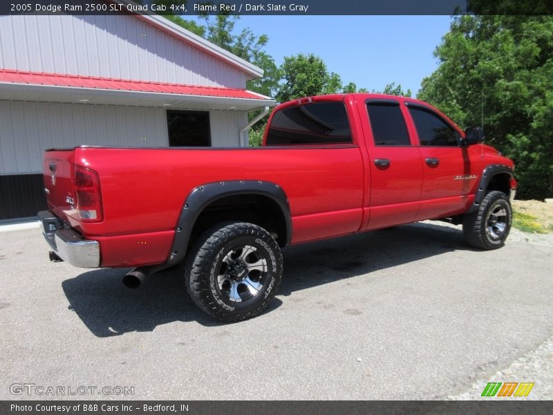Flame Red / Dark Slate Gray 2005 Dodge Ram 2500 SLT Quad Cab 4x4