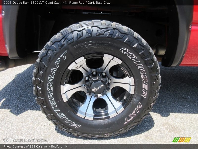 Flame Red / Dark Slate Gray 2005 Dodge Ram 2500 SLT Quad Cab 4x4