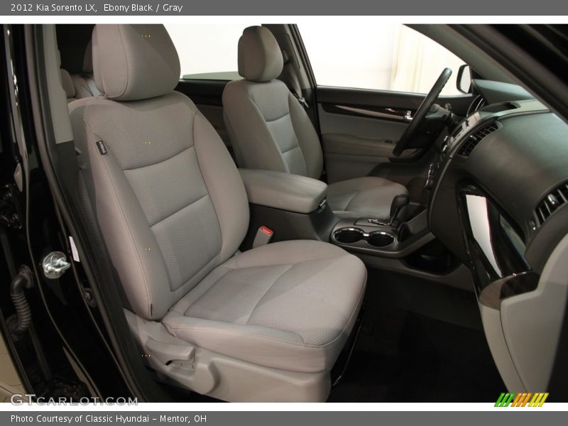 Ebony Black / Gray 2012 Kia Sorento LX