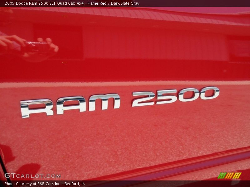 Flame Red / Dark Slate Gray 2005 Dodge Ram 2500 SLT Quad Cab 4x4