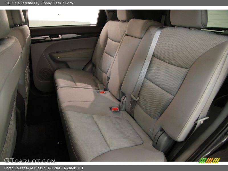 Ebony Black / Gray 2012 Kia Sorento LX