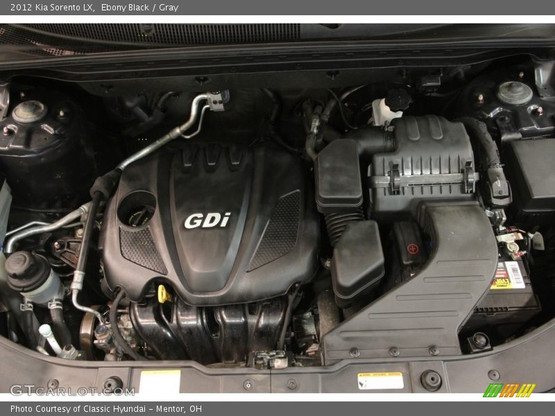 Ebony Black / Gray 2012 Kia Sorento LX