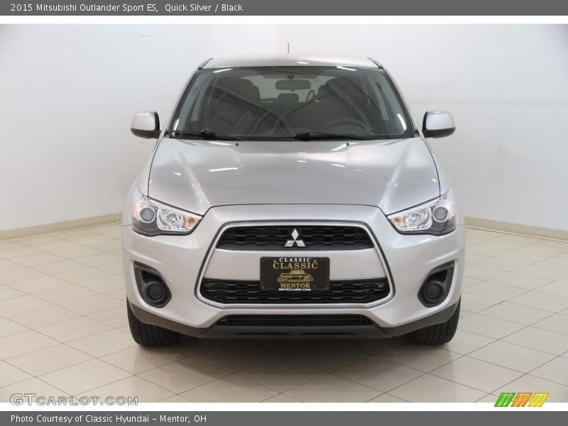 Quick Silver / Black 2015 Mitsubishi Outlander Sport ES