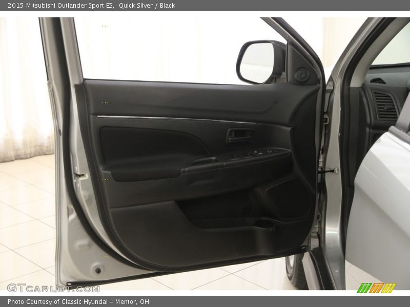 Quick Silver / Black 2015 Mitsubishi Outlander Sport ES