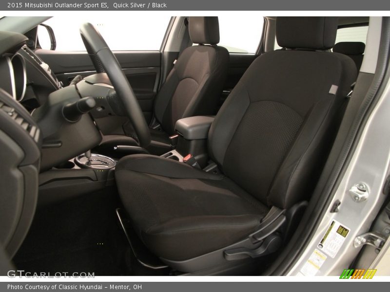 Quick Silver / Black 2015 Mitsubishi Outlander Sport ES