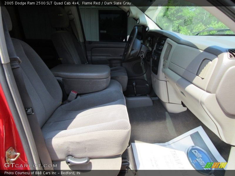 Flame Red / Dark Slate Gray 2005 Dodge Ram 2500 SLT Quad Cab 4x4