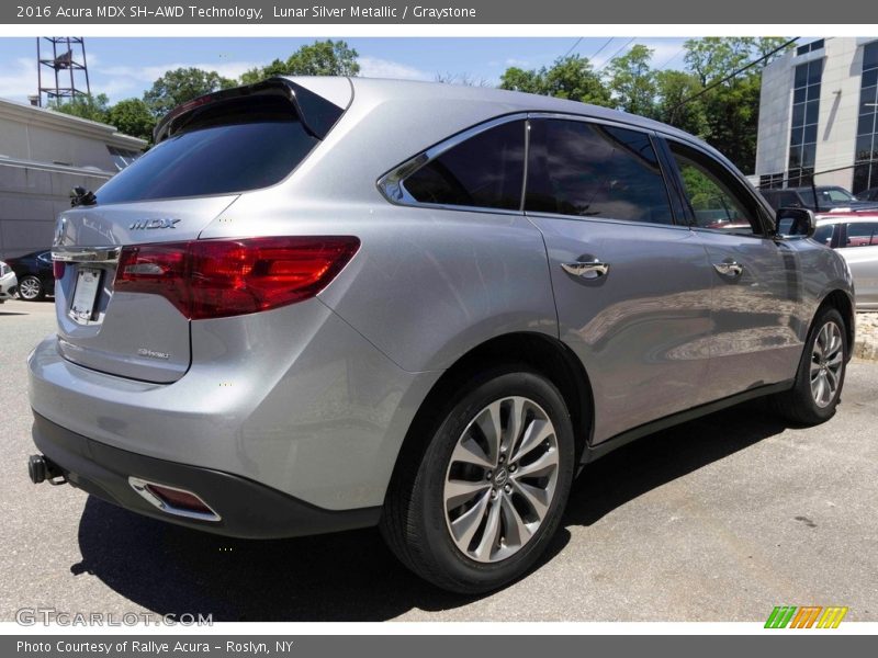 Lunar Silver Metallic / Graystone 2016 Acura MDX SH-AWD Technology