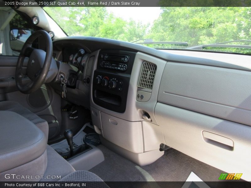 Flame Red / Dark Slate Gray 2005 Dodge Ram 2500 SLT Quad Cab 4x4