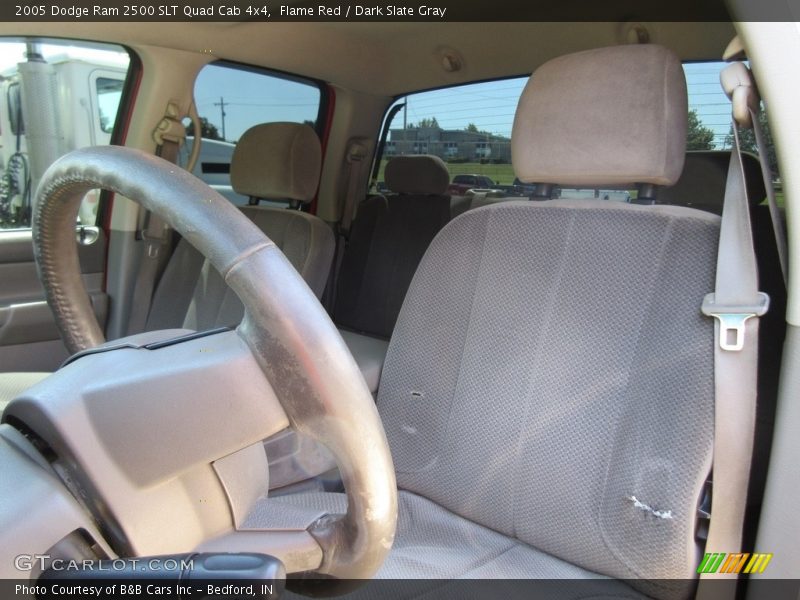 Flame Red / Dark Slate Gray 2005 Dodge Ram 2500 SLT Quad Cab 4x4