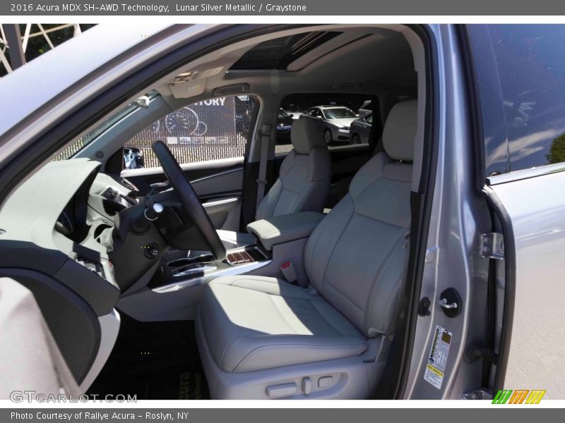 Lunar Silver Metallic / Graystone 2016 Acura MDX SH-AWD Technology