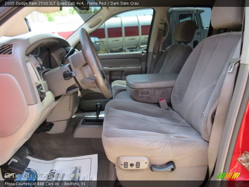 Flame Red / Dark Slate Gray 2005 Dodge Ram 2500 SLT Quad Cab 4x4