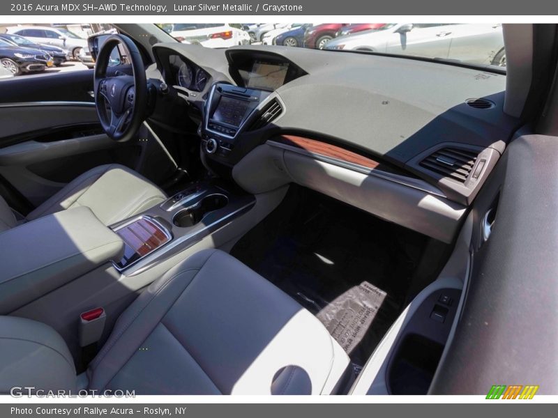 Lunar Silver Metallic / Graystone 2016 Acura MDX SH-AWD Technology