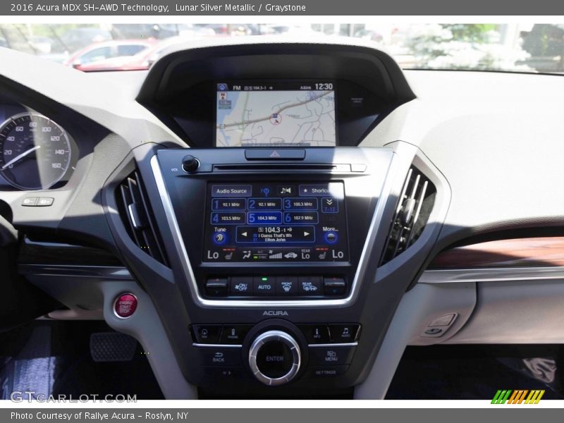 Lunar Silver Metallic / Graystone 2016 Acura MDX SH-AWD Technology