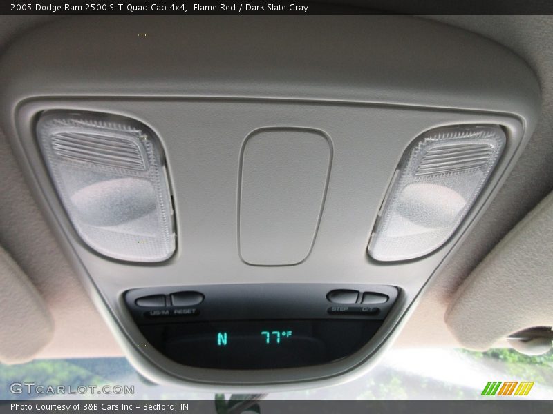 Flame Red / Dark Slate Gray 2005 Dodge Ram 2500 SLT Quad Cab 4x4