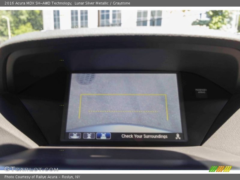 Lunar Silver Metallic / Graystone 2016 Acura MDX SH-AWD Technology