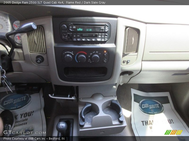 Flame Red / Dark Slate Gray 2005 Dodge Ram 2500 SLT Quad Cab 4x4