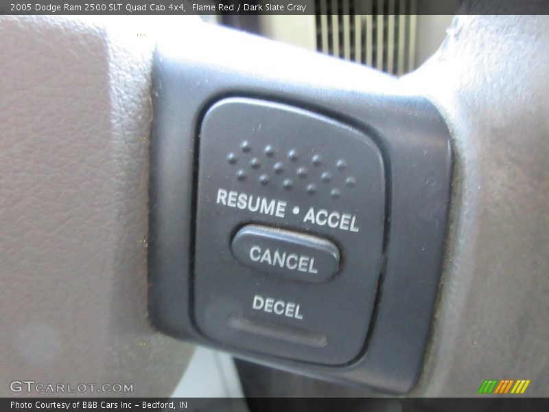 Flame Red / Dark Slate Gray 2005 Dodge Ram 2500 SLT Quad Cab 4x4