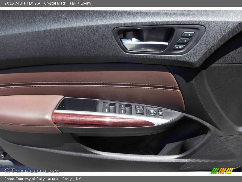 Crystal Black Pearl / Ebony 2015 Acura TLX 2.4