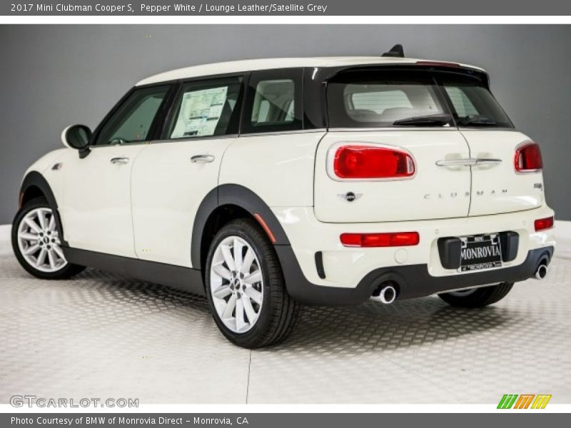 Pepper White / Lounge Leather/Satellite Grey 2017 Mini Clubman Cooper S