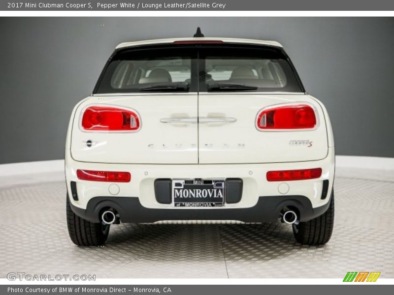 Pepper White / Lounge Leather/Satellite Grey 2017 Mini Clubman Cooper S
