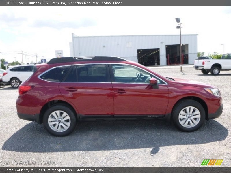 Venetian Red Pearl / Slate Black 2017 Subaru Outback 2.5i Premium