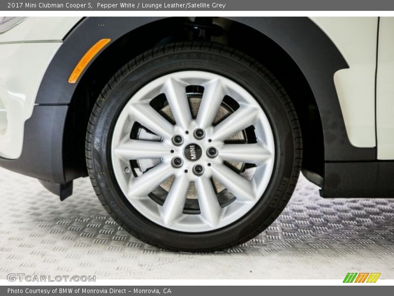 Pepper White / Lounge Leather/Satellite Grey 2017 Mini Clubman Cooper S