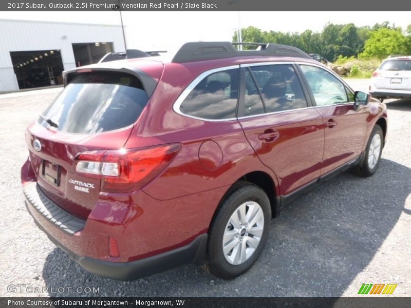 Venetian Red Pearl / Slate Black 2017 Subaru Outback 2.5i Premium