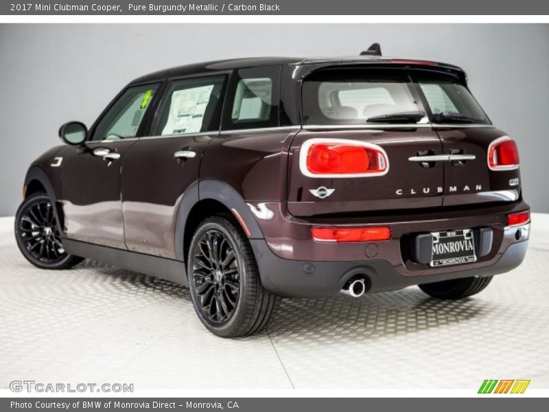 Pure Burgundy Metallic / Carbon Black 2017 Mini Clubman Cooper