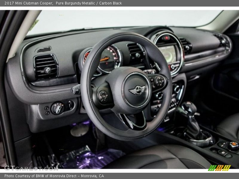 Pure Burgundy Metallic / Carbon Black 2017 Mini Clubman Cooper