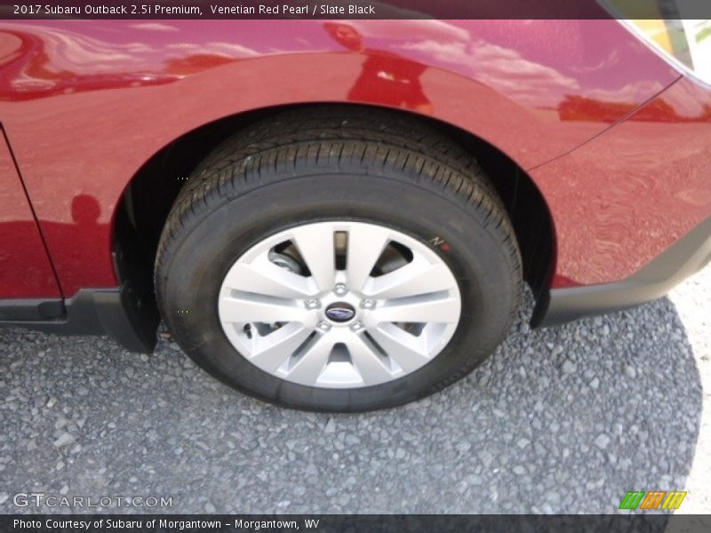 Venetian Red Pearl / Slate Black 2017 Subaru Outback 2.5i Premium