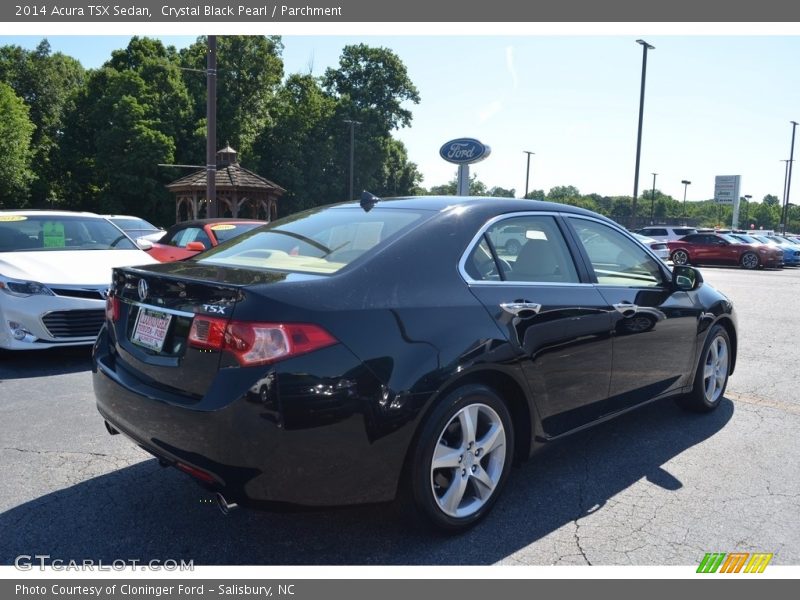 Crystal Black Pearl / Parchment 2014 Acura TSX Sedan