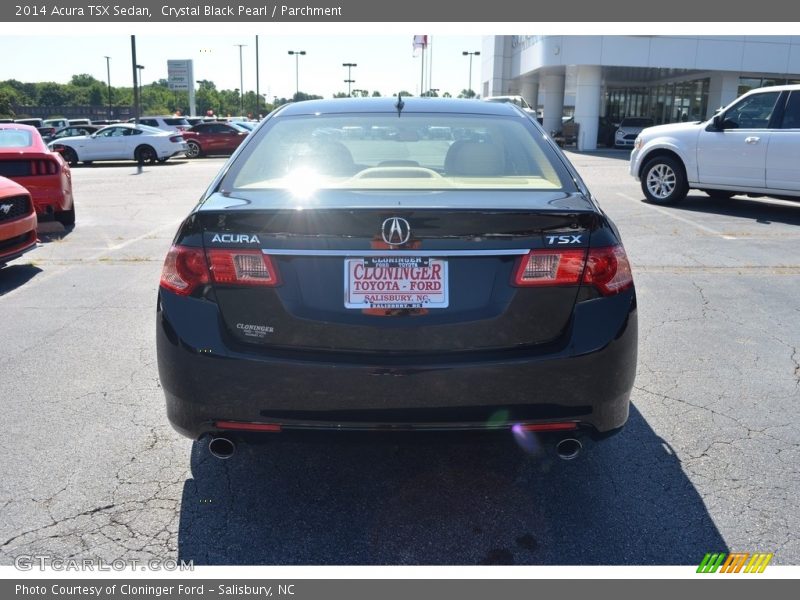 Crystal Black Pearl / Parchment 2014 Acura TSX Sedan