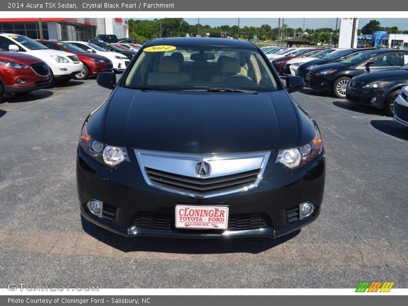 Crystal Black Pearl / Parchment 2014 Acura TSX Sedan