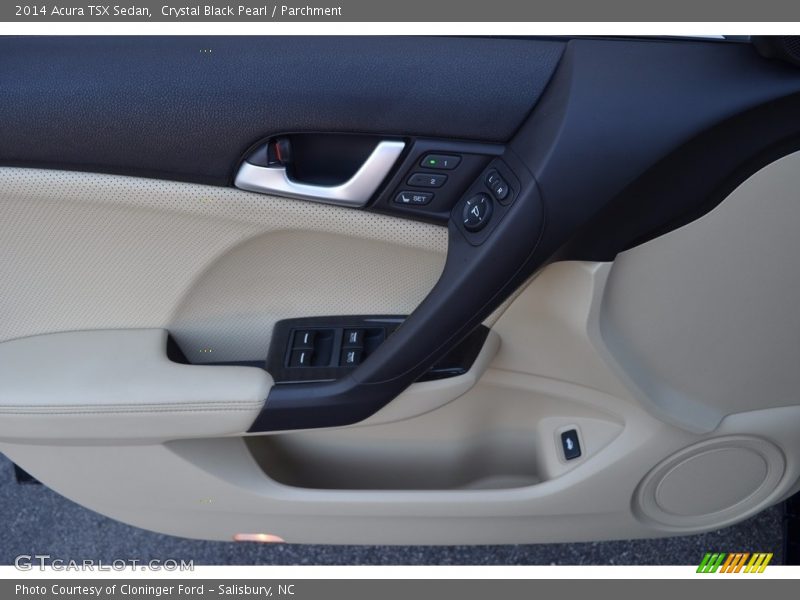 Crystal Black Pearl / Parchment 2014 Acura TSX Sedan