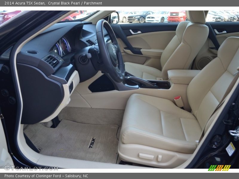 Crystal Black Pearl / Parchment 2014 Acura TSX Sedan