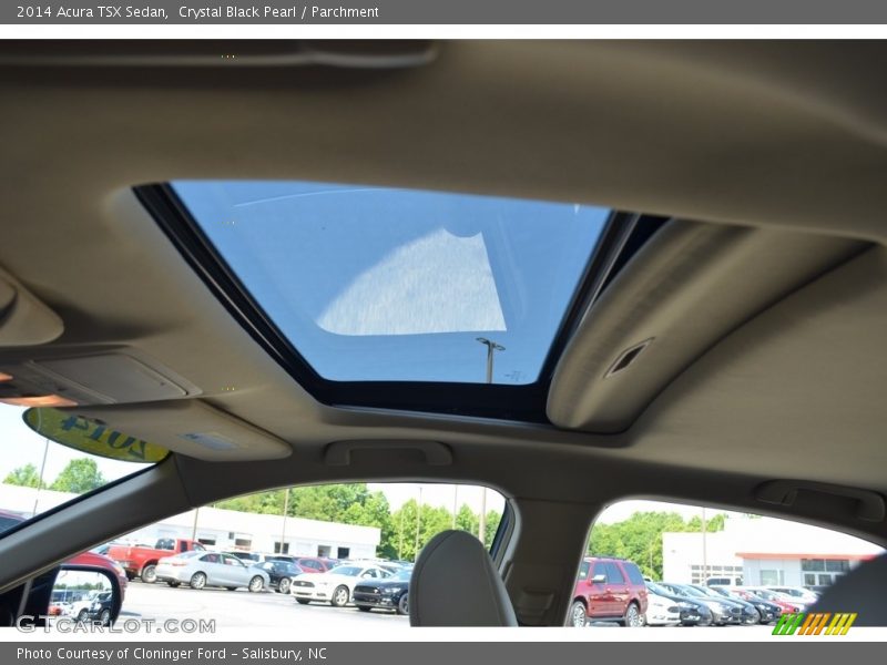 Crystal Black Pearl / Parchment 2014 Acura TSX Sedan