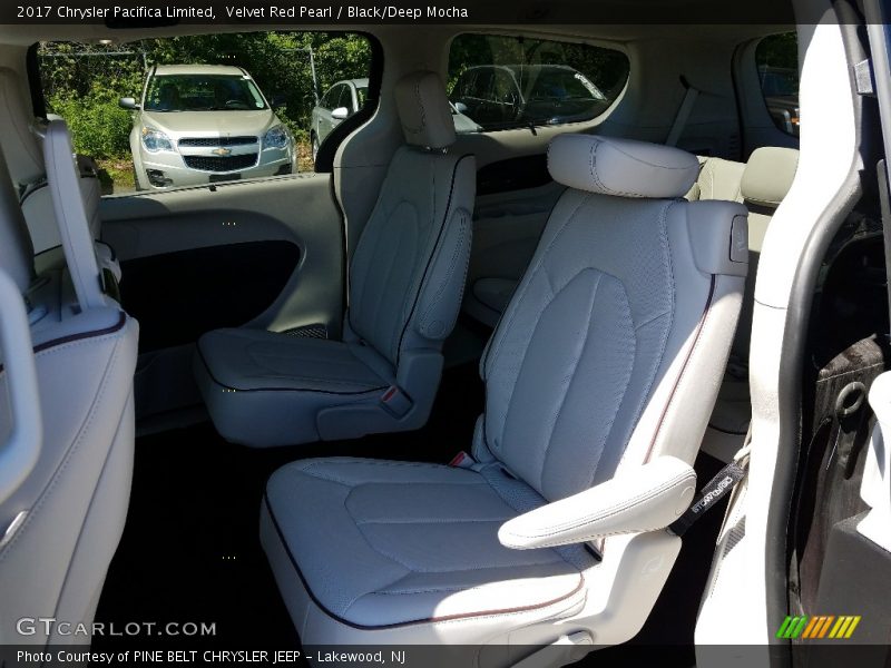 Velvet Red Pearl / Black/Deep Mocha 2017 Chrysler Pacifica Limited