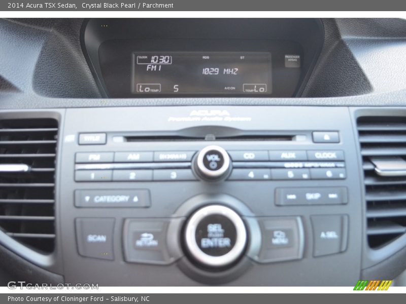 Crystal Black Pearl / Parchment 2014 Acura TSX Sedan
