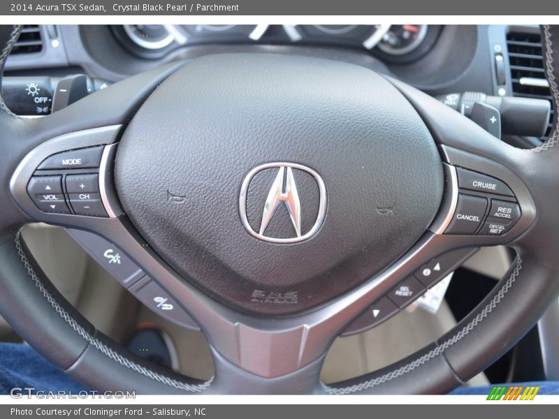 Crystal Black Pearl / Parchment 2014 Acura TSX Sedan