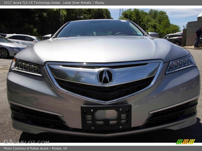 Lunar Silver Metallic / Ebony 2017 Acura TLX V6 Technology Sedan