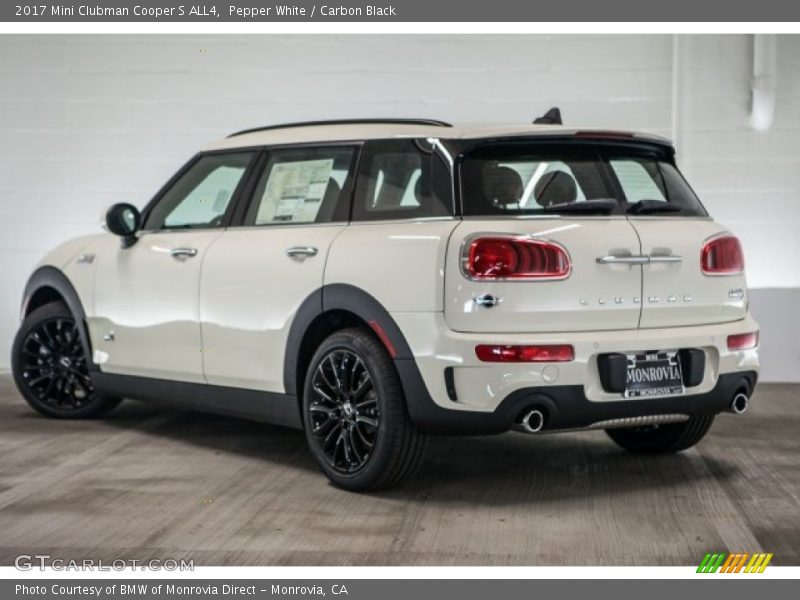 Pepper White / Carbon Black 2017 Mini Clubman Cooper S ALL4