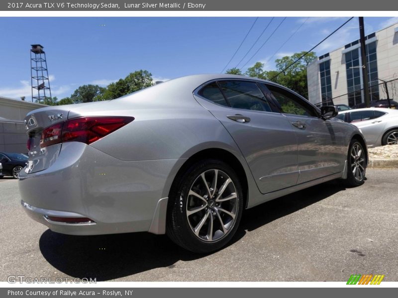 Lunar Silver Metallic / Ebony 2017 Acura TLX V6 Technology Sedan