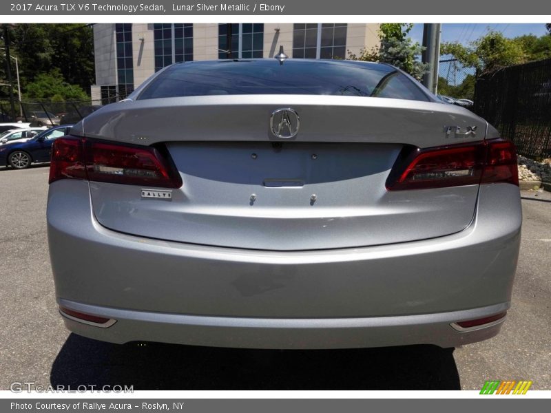 Lunar Silver Metallic / Ebony 2017 Acura TLX V6 Technology Sedan