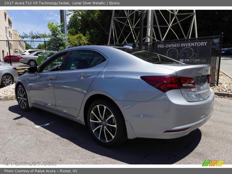Lunar Silver Metallic / Ebony 2017 Acura TLX V6 Technology Sedan