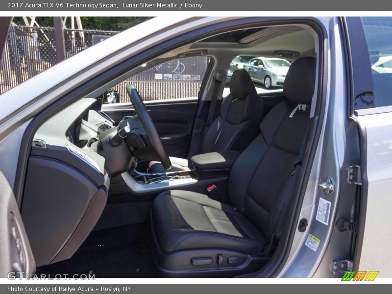 Lunar Silver Metallic / Ebony 2017 Acura TLX V6 Technology Sedan