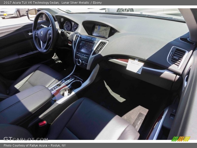 Lunar Silver Metallic / Ebony 2017 Acura TLX V6 Technology Sedan
