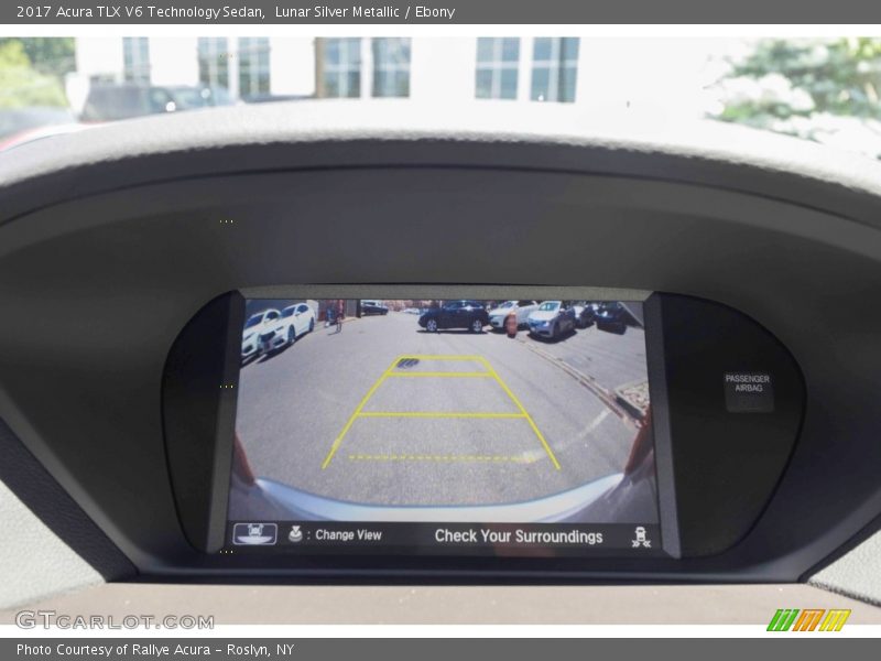 Lunar Silver Metallic / Ebony 2017 Acura TLX V6 Technology Sedan